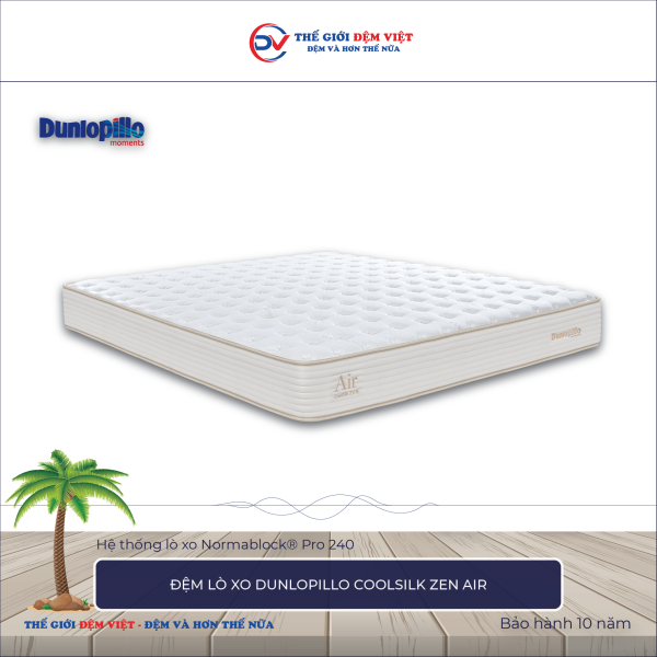 Đệm lò xo Dunlopillo CoolSilk ZEN Air